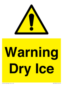 Warning Dry Ice